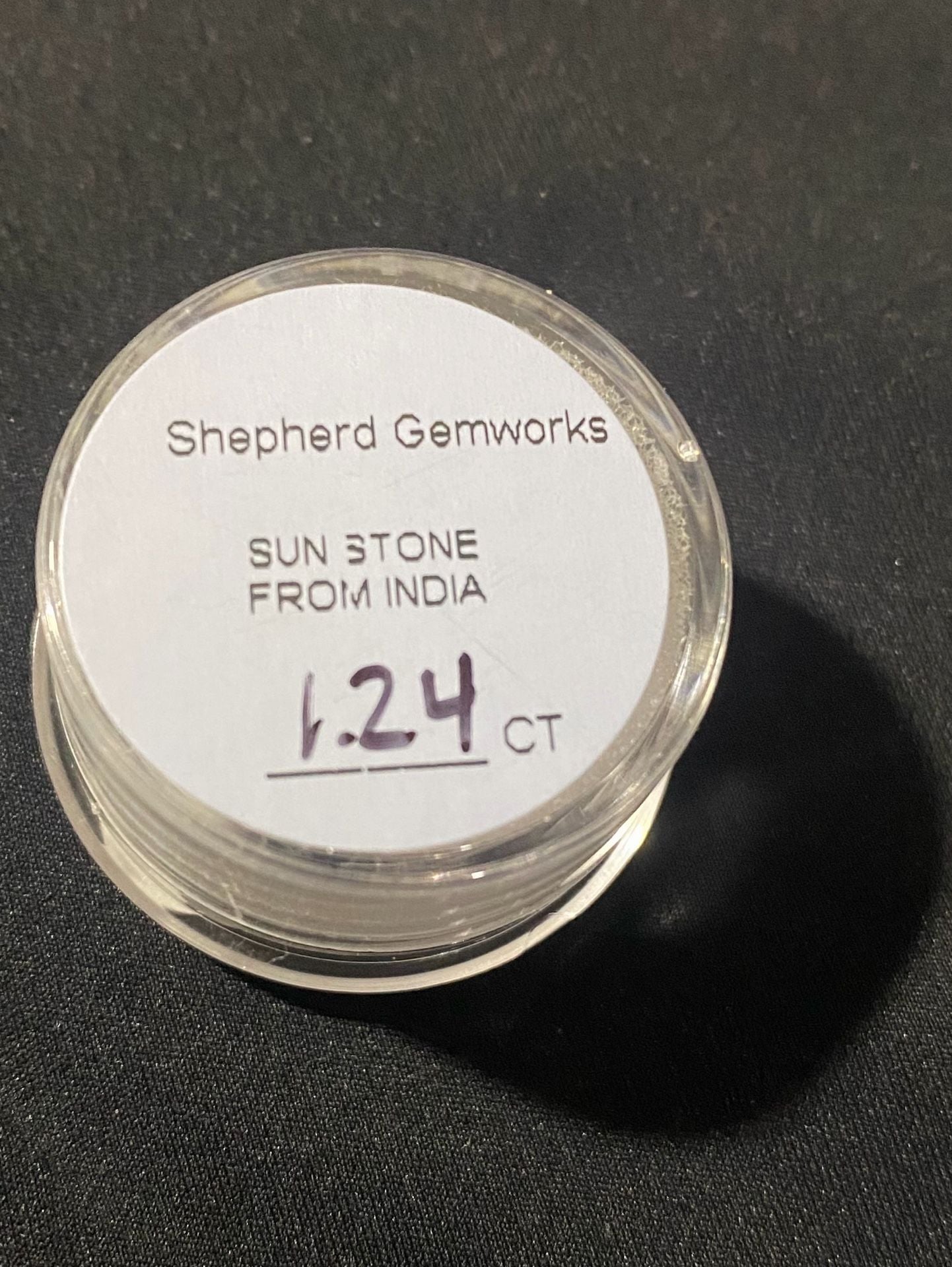 Shepherd Gemworks Sunstone 1.24 CT Orange Pear Cabochon Gemstone Pair 2