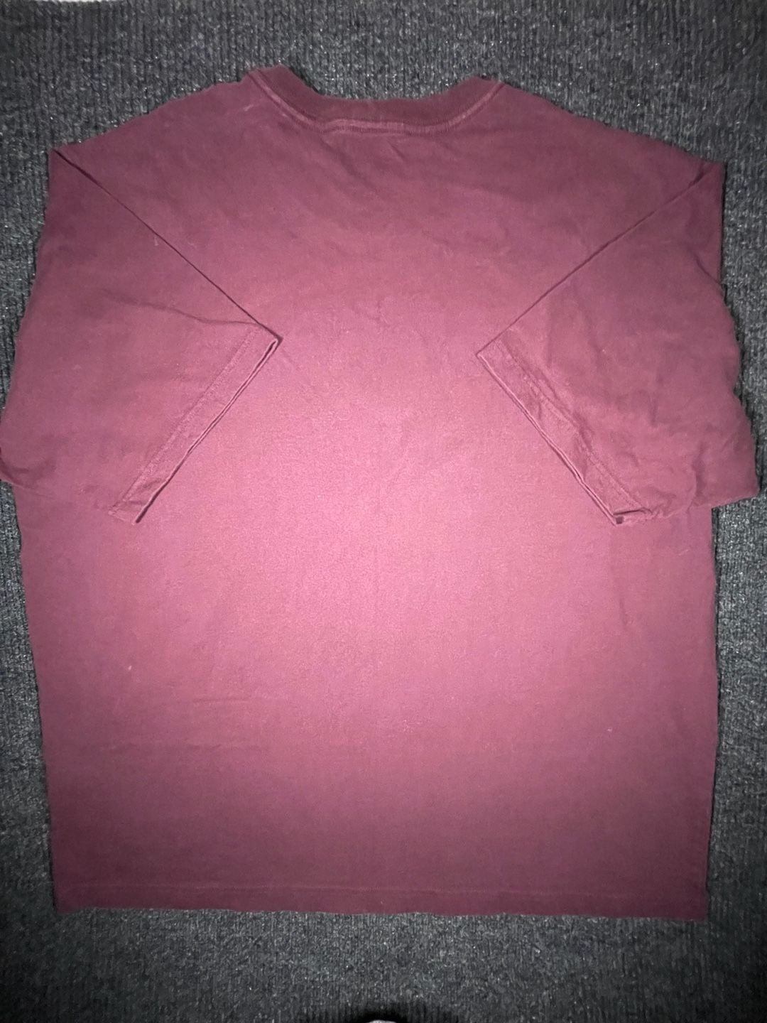 Carhartt Pocket T-Shirt Size 2XL Burgundy Loose Fit 8