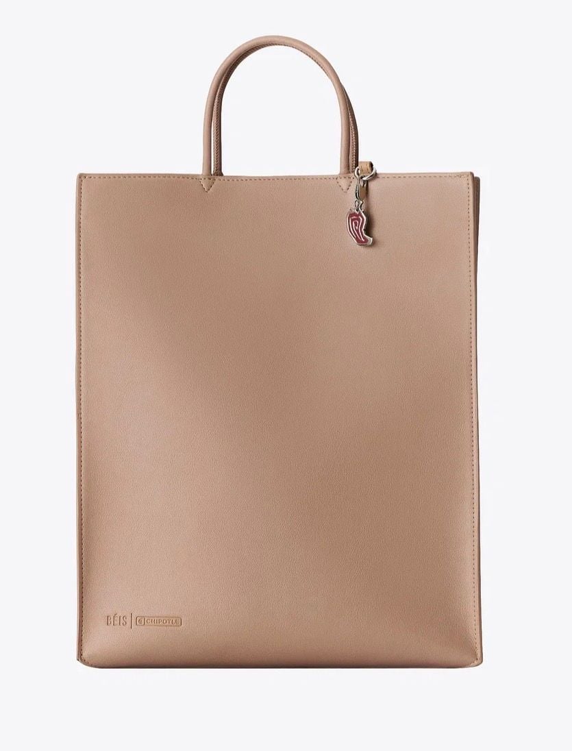 Béis x Chipotle The Take Out Bag Brown 2