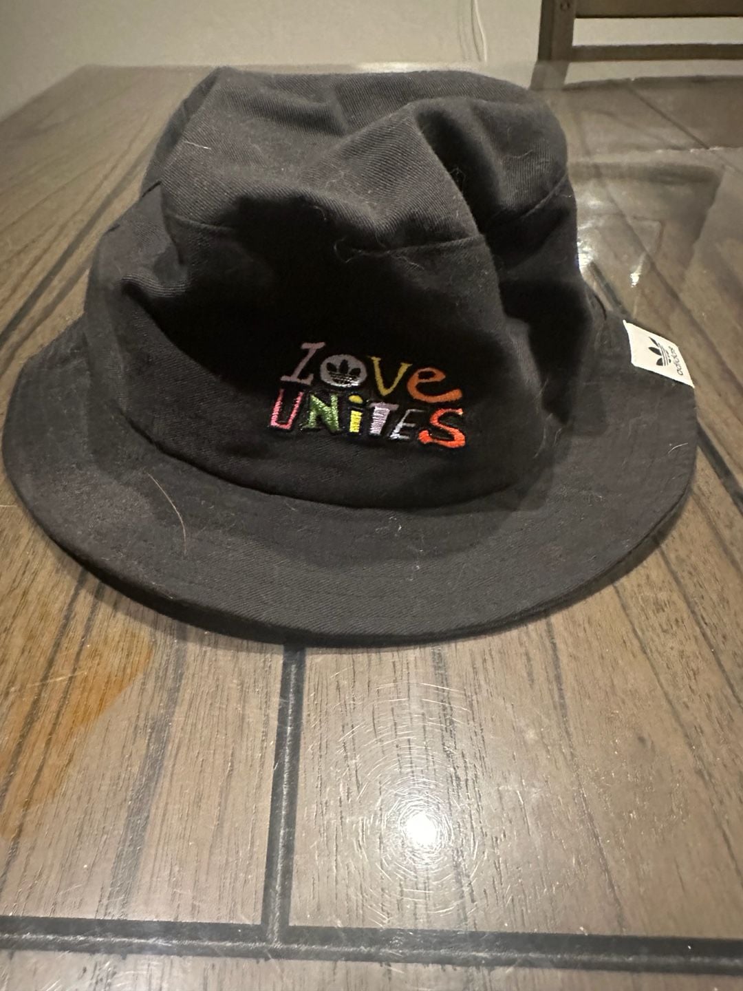 Adidas Love Unites Bucket Hat Black Unisex 2
