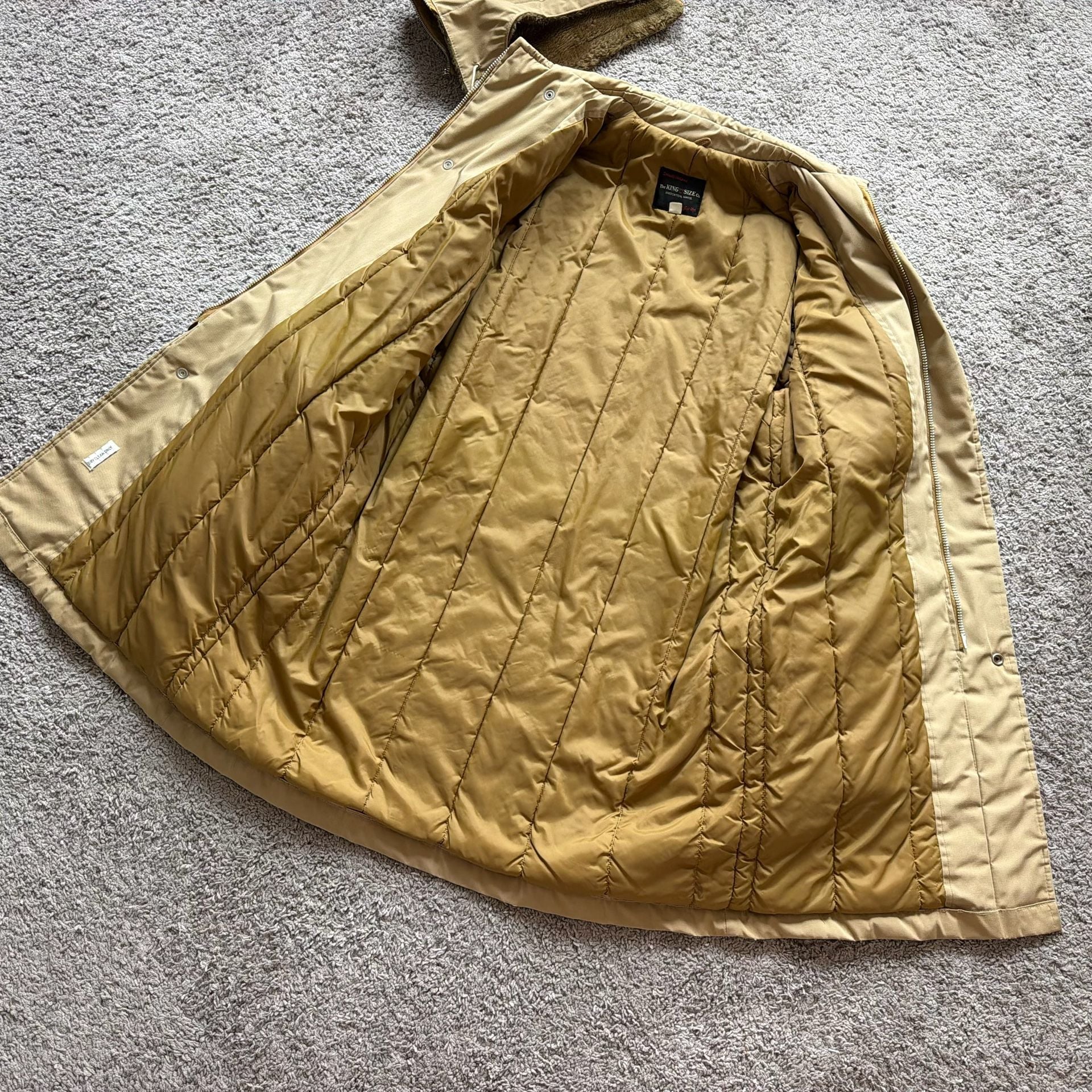 Rare 50s/60s The King Size Co. Heavy Canvas Longcoat 6