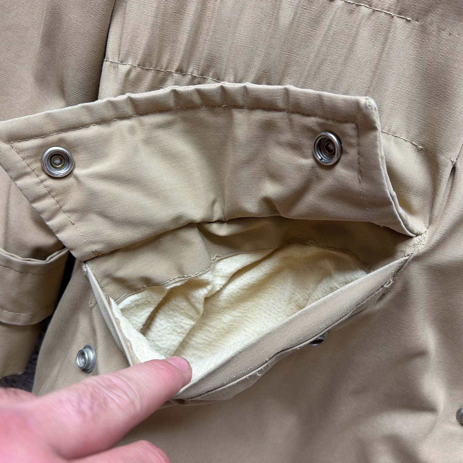 Rare 50s/60s The King Size Co. Heavy Canvas Longcoat 10