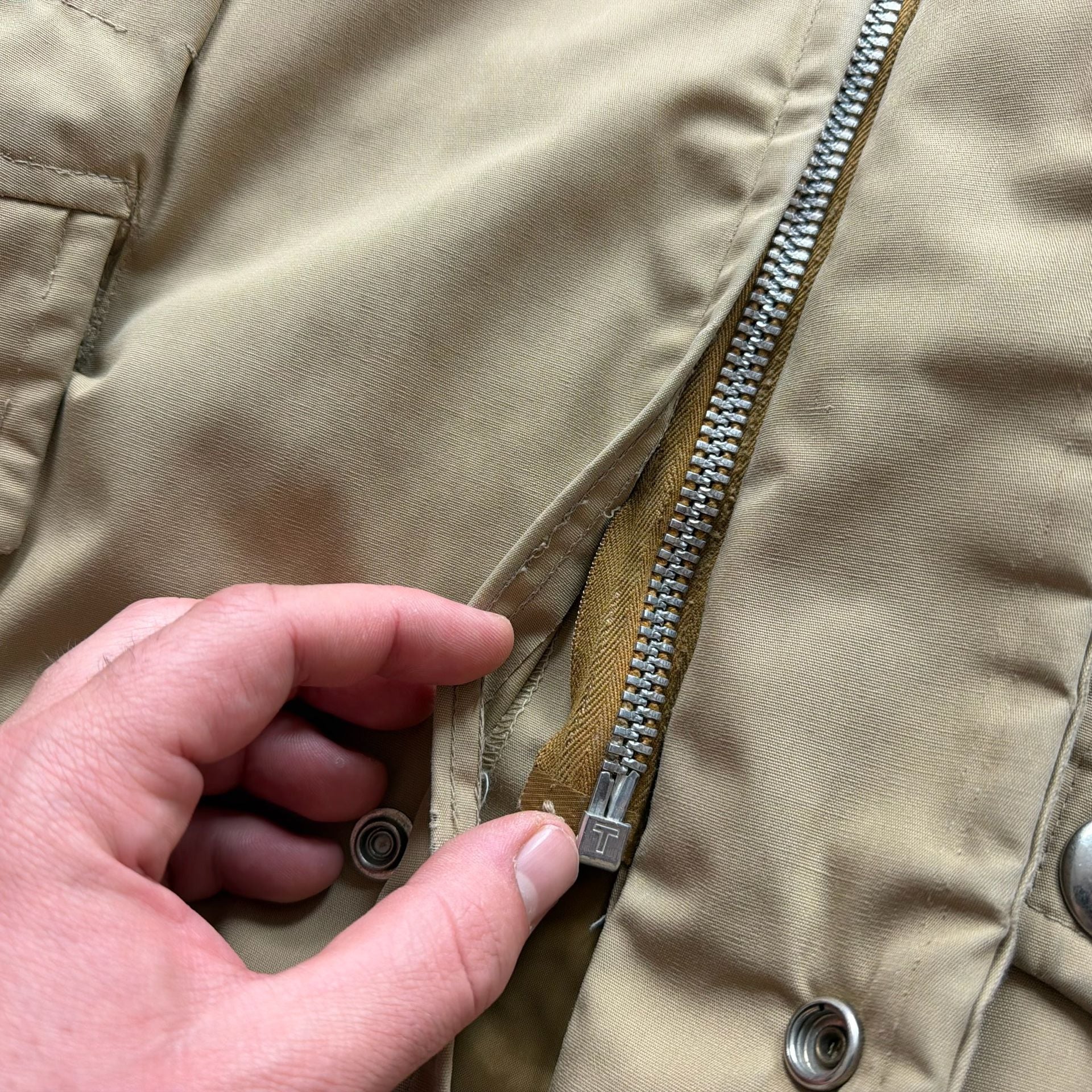 Rare 50s/60s The King Size Co. Heavy Canvas Longcoat 11