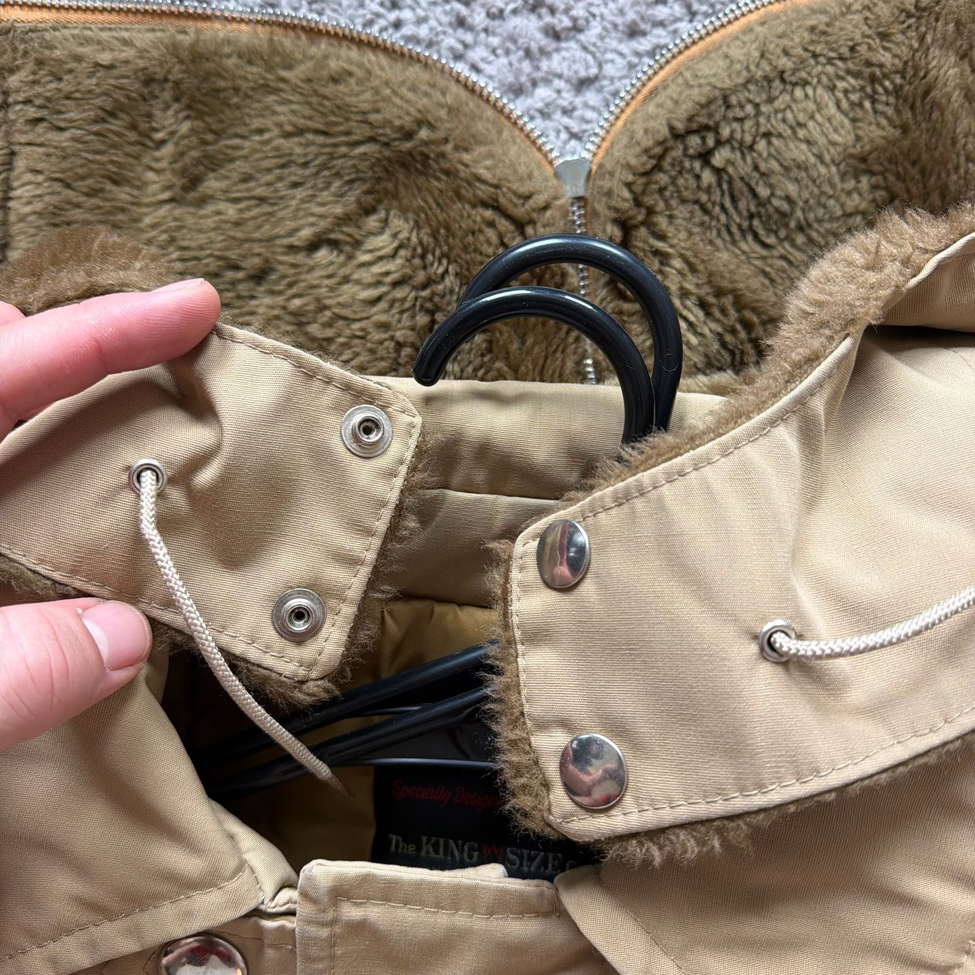 Rare 50s/60s The King Size Co. Heavy Canvas Longcoat 14