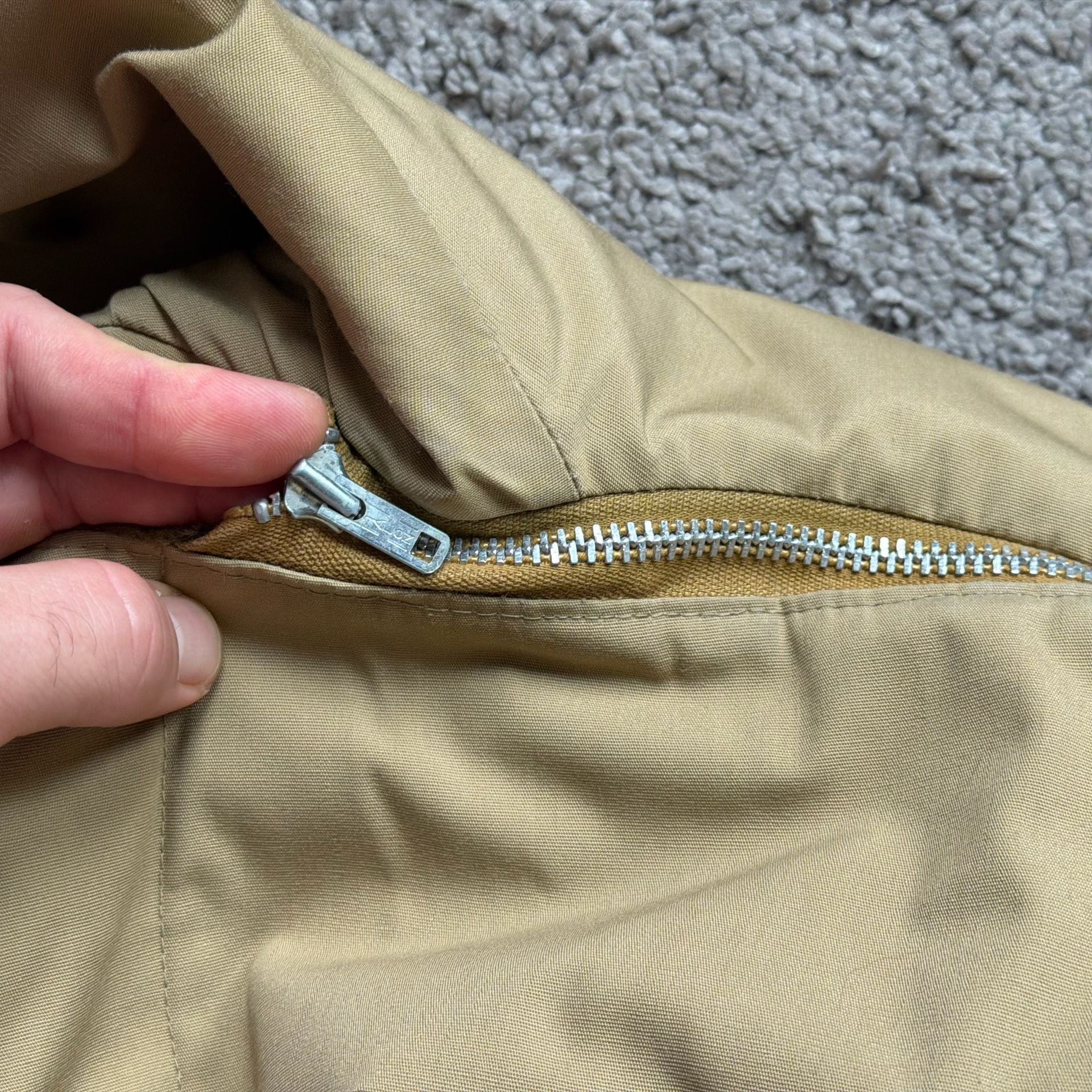 Rare 50s/60s The King Size Co. Heavy Canvas Longcoat 16