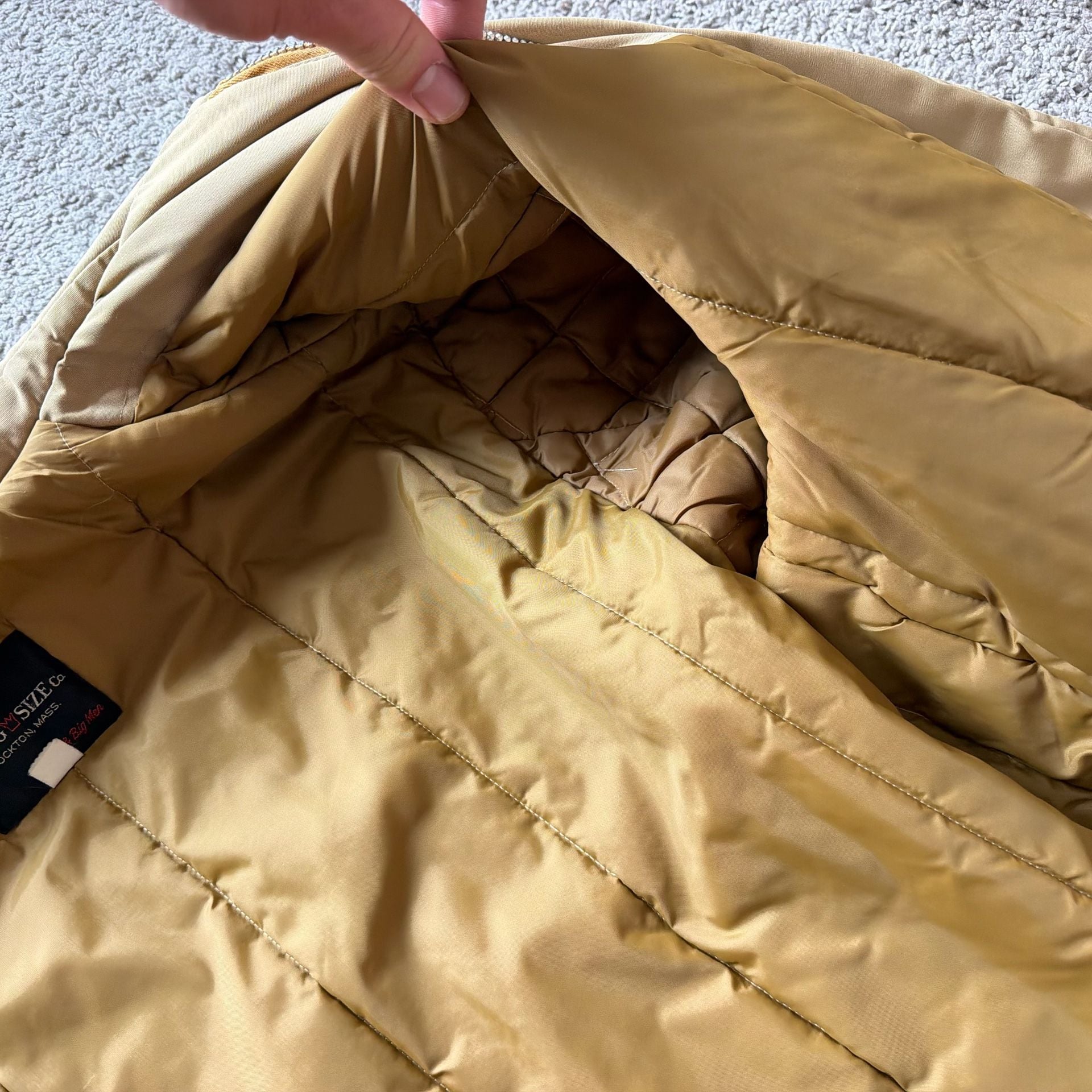 Rare 50s/60s The King Size Co. Heavy Canvas Longcoat 19
