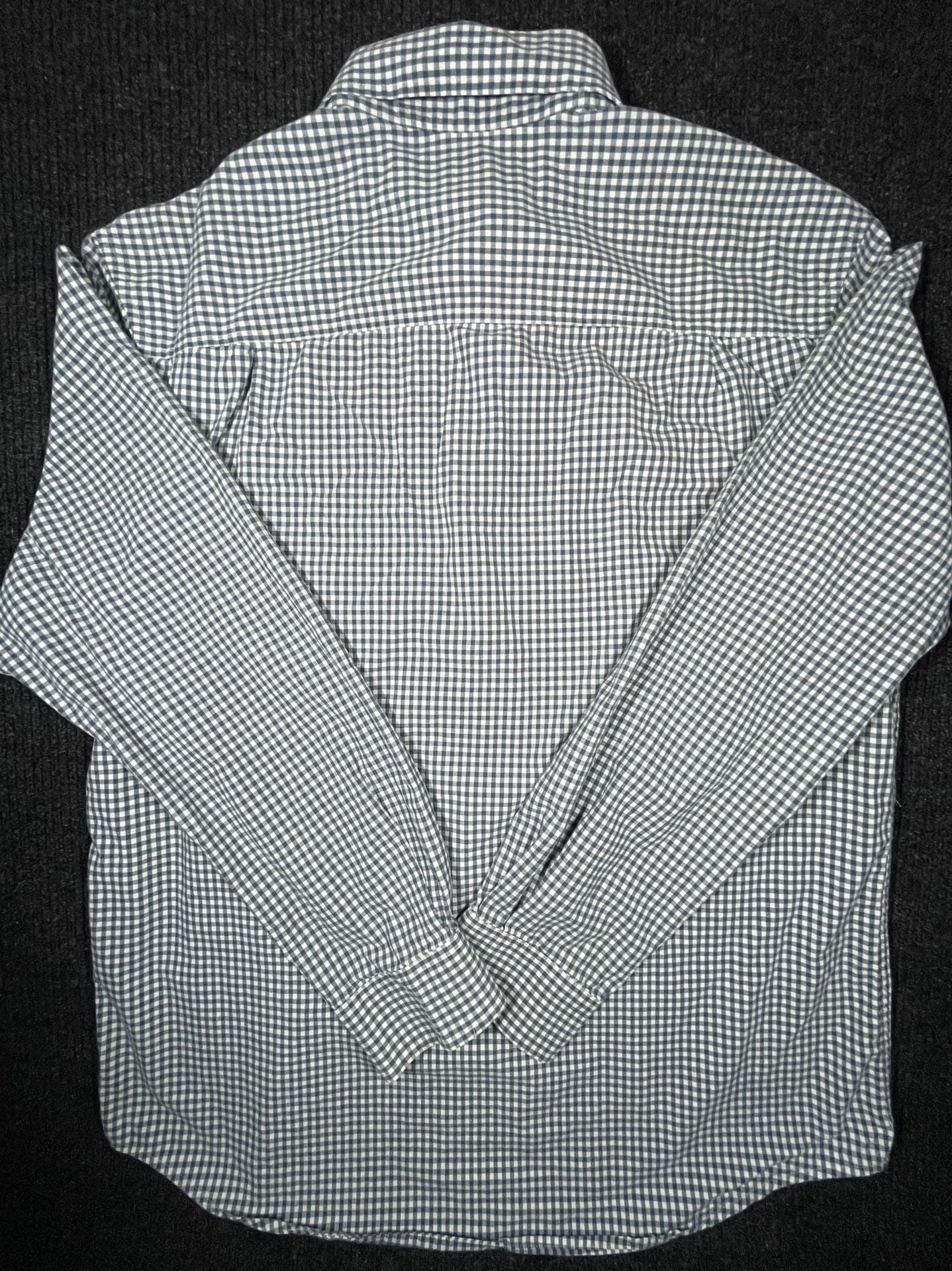 Timberland Gingham Long Sleeve Button Down Shirt Size XL Navy White 7