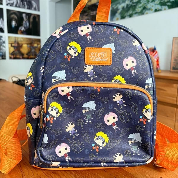Funko Naruto Shippuden Characters AOP Mini Backpack Like New