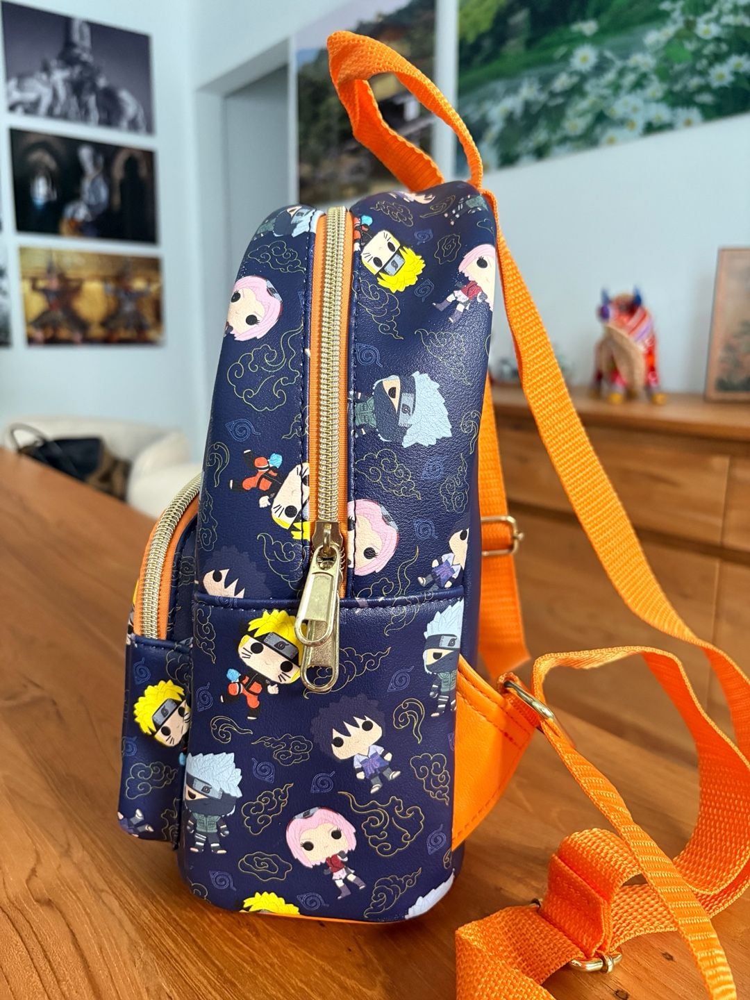 Funko Naruto Shippuden Characters AOP Mini Backpack Like New 4