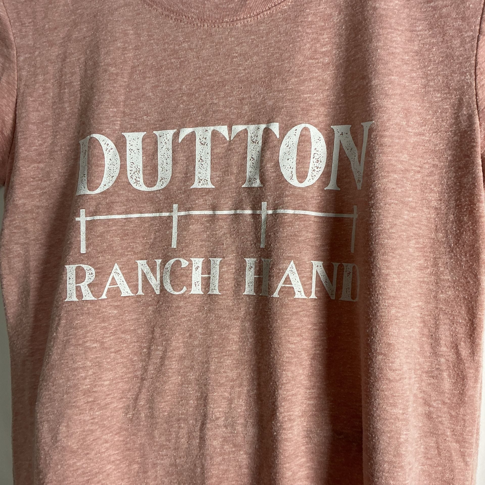 Next Level Dutton Ranch Hand T-Shirt Pink Yellowstone 4