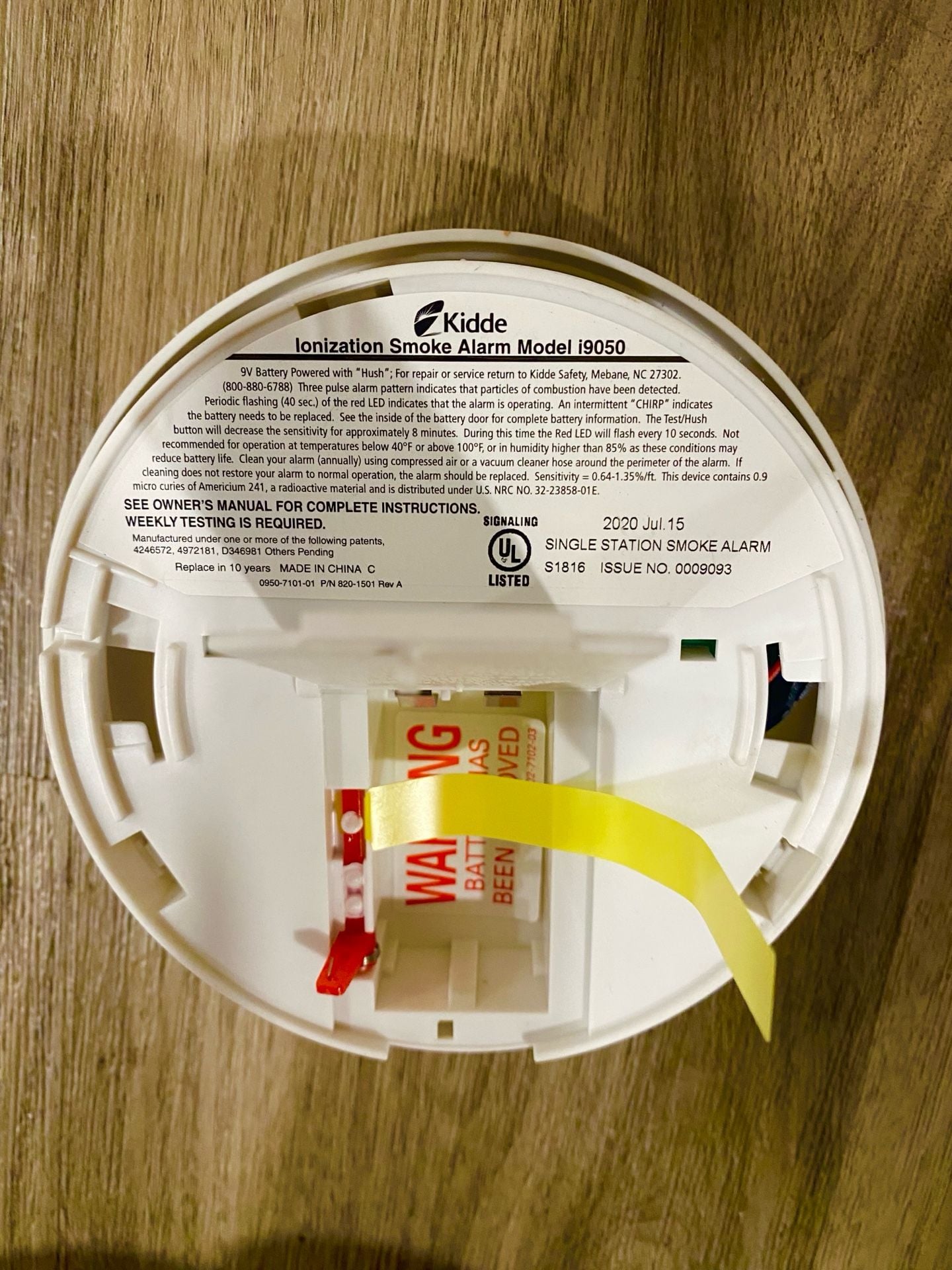 Set of 3 Kidde Ionization Smoke Alarms. 2