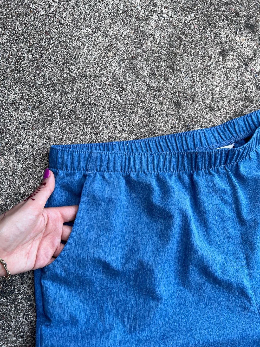 Z- Allison Daley Pull-On Capri Pants Size 18 Blue Faux Denim 6