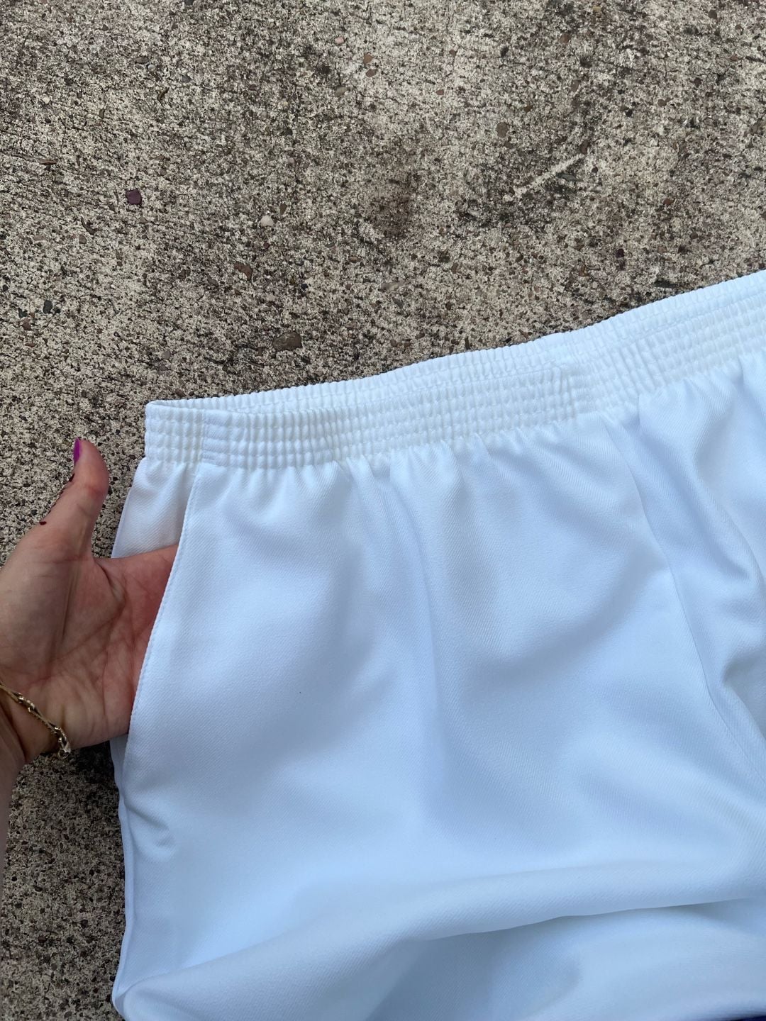 Z- Alfred Dunner Capri Pants Size 18 White Pull On Elastic Waist 4
