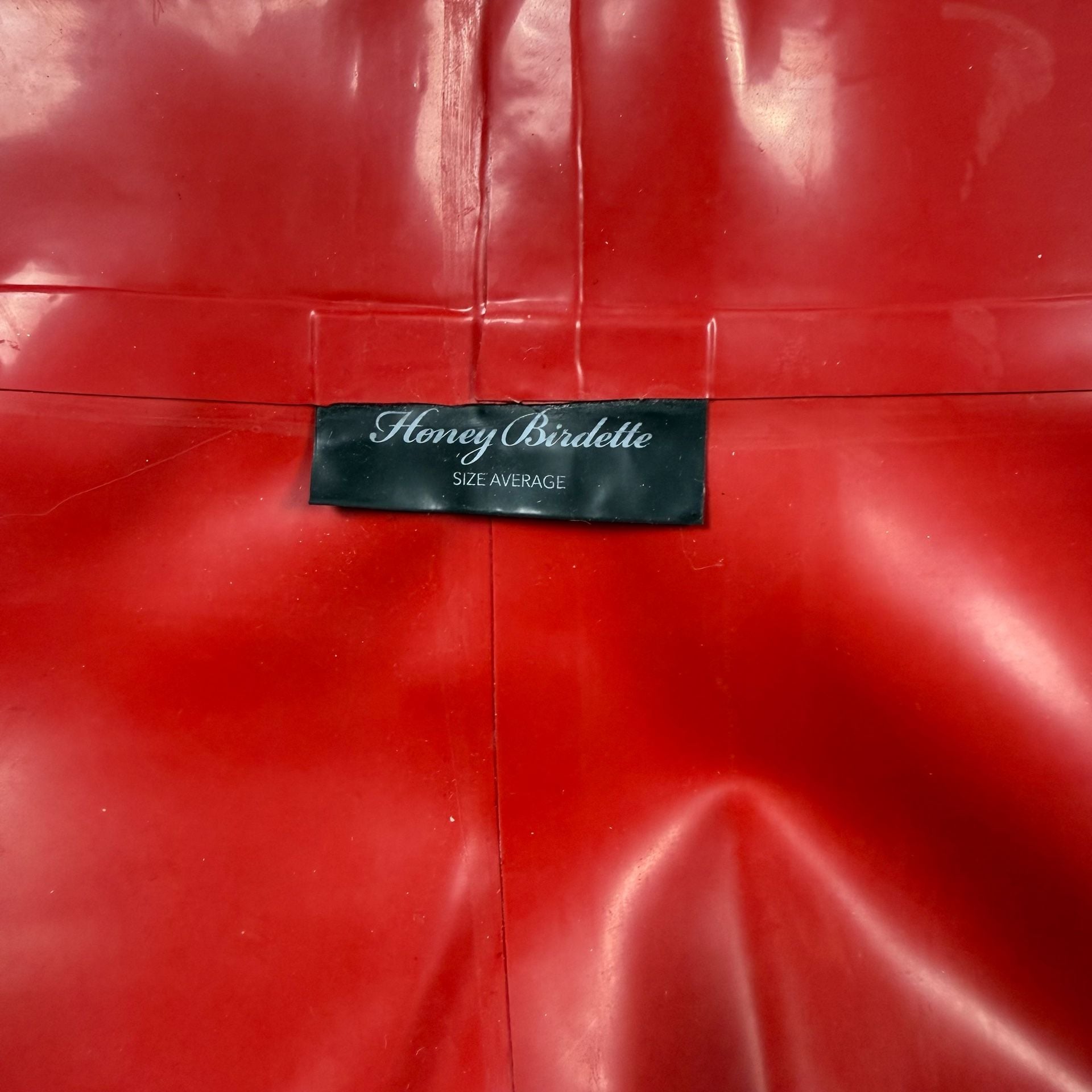 Honey Birdette Latex Leggings Red 5