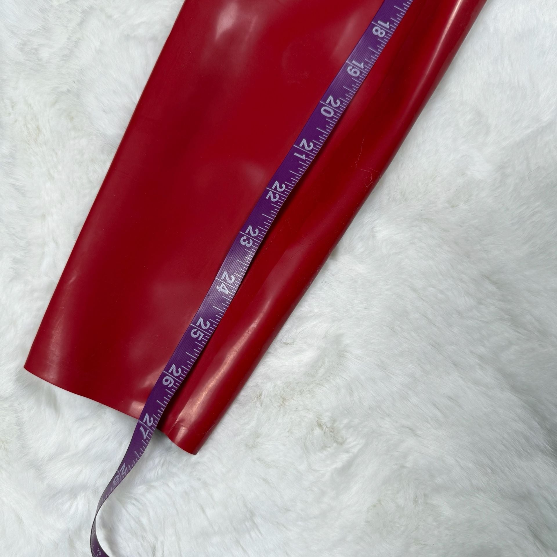 Honey Birdette Latex Leggings Red 7
