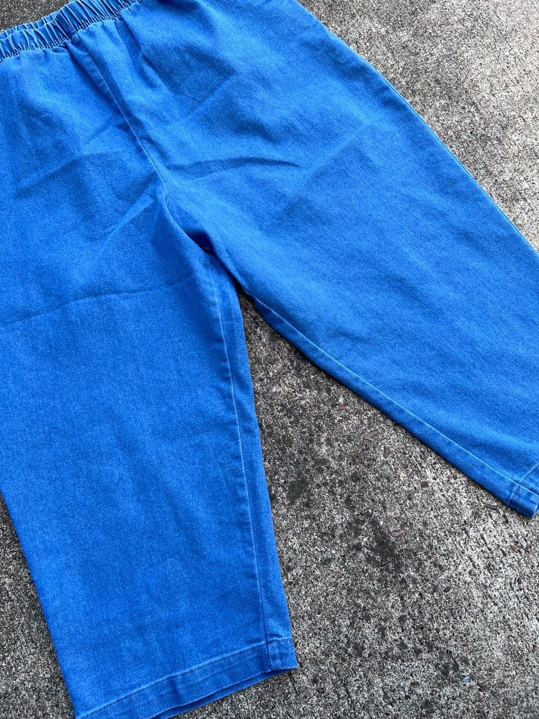 Z- American Sweetheart Pull-On Denim Pants Size XL Blue K82 3