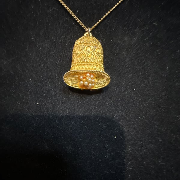 Vivian Woodard Bell Locket necklace