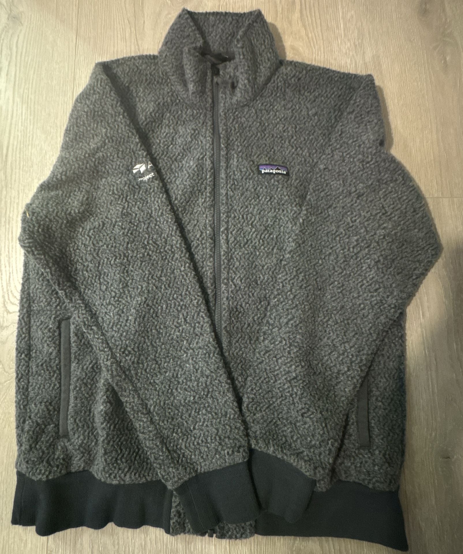 Patagonia Woolyester Fleece Jacket Size L Gray 2