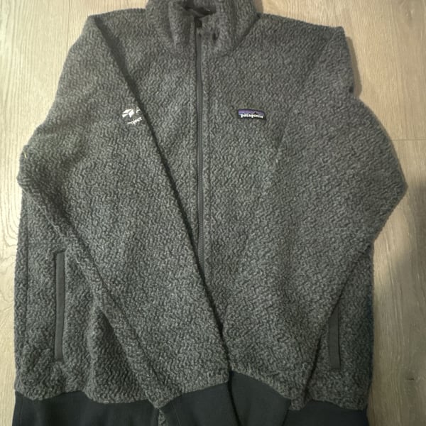 Patagonia Woolyester Fleece Jacket Size L Gray