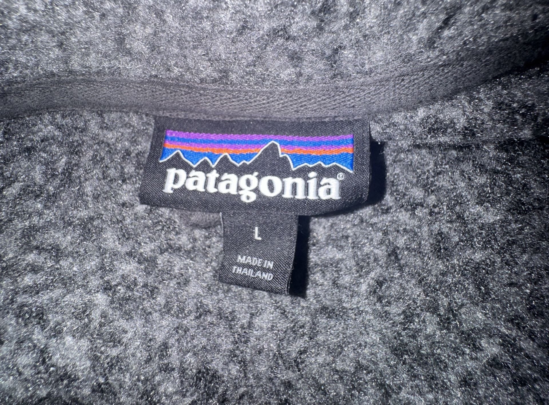 Patagonia Woolyester Fleece Jacket Size L Gray 6
