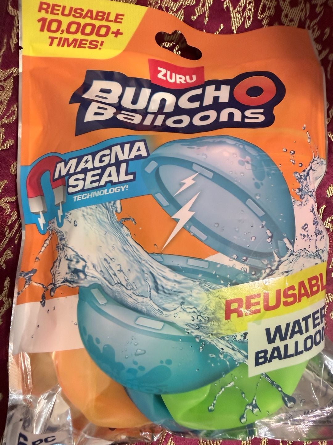 ZURU Bunch O Balloons Reusable Water Balloons Size 6pc 4
