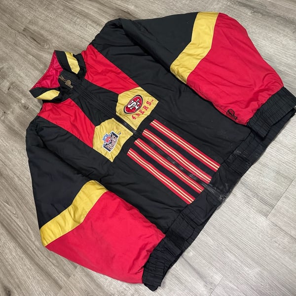 Vintage 90s Pro Player San Francisco 49ers NFL Jacket XL

