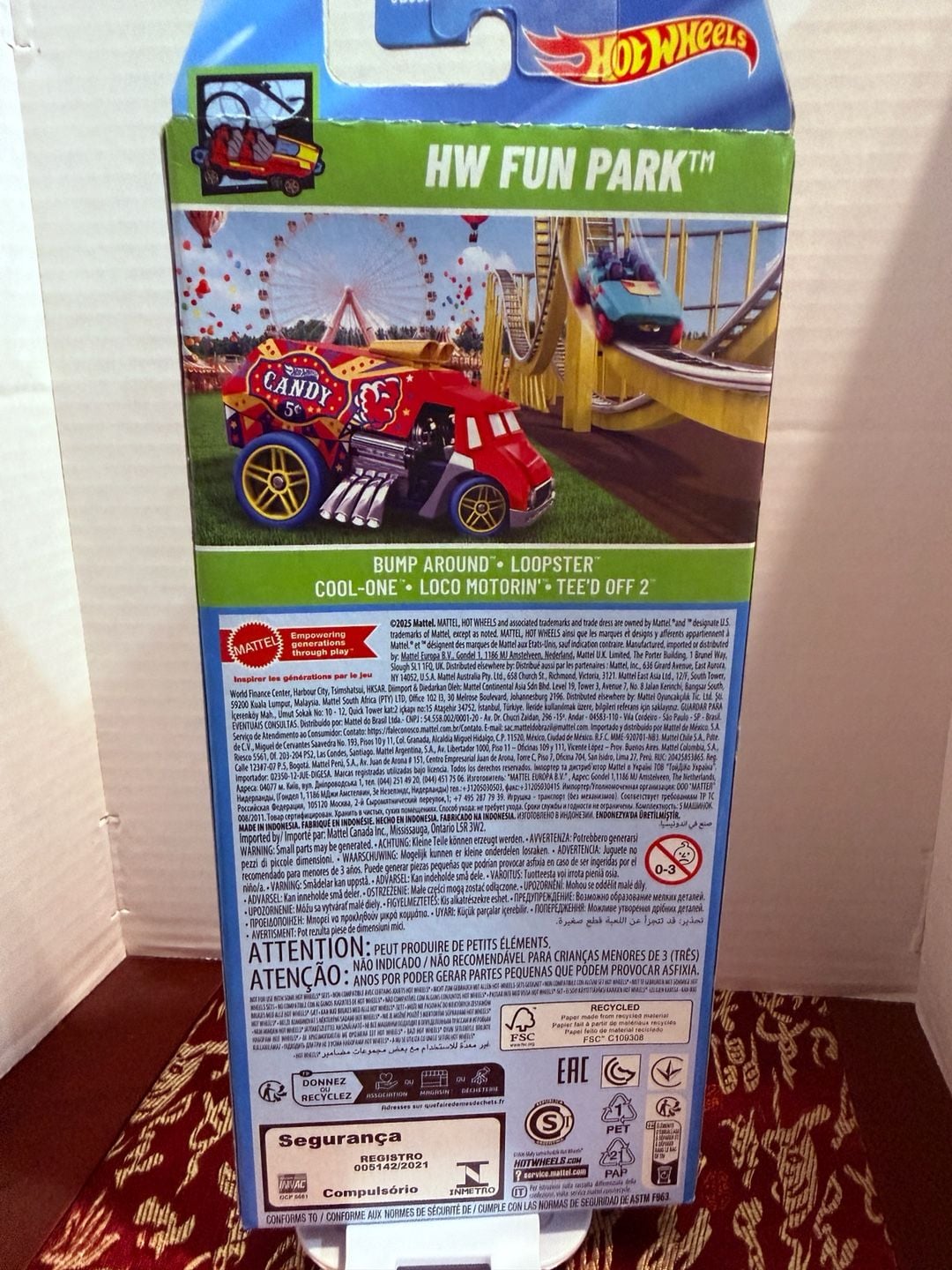 Hot Wheels HW Fun Park 5-Pack Die-Cast Cars New 7