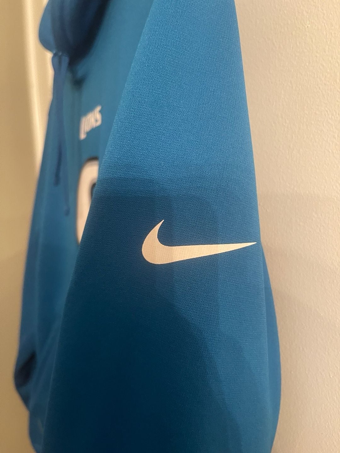 Nike Detroit Lions Matthew Stafford 9 Therma-Fit Hoodie XXL Blue 4