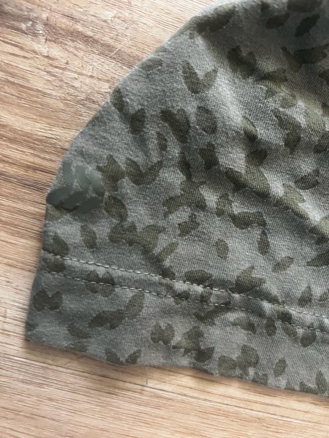 All In Motion Crop Tank Top Size XL Olive Leaf Print 5