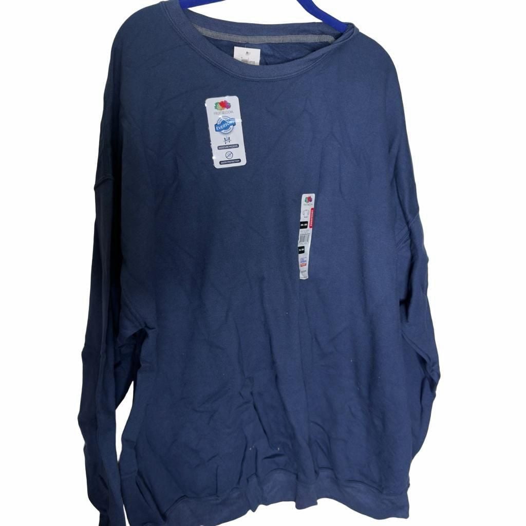 Fruit of the Loom Men's EverSoft Fleece Crew Sweatshirt. Size 3XL. New with Tag 3