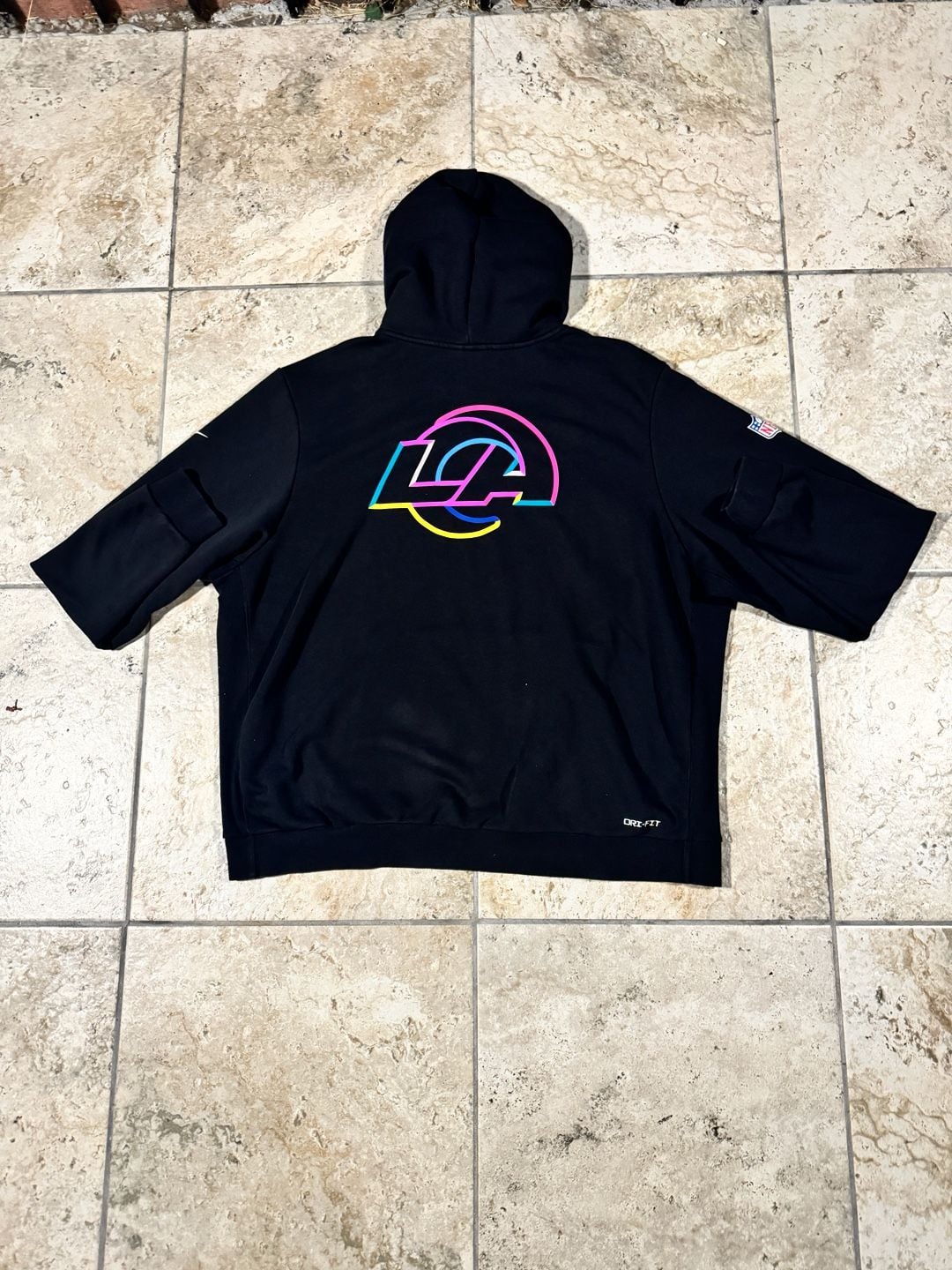 Nike Los Angeles Rams Crucial Catch Hoodie Black 9