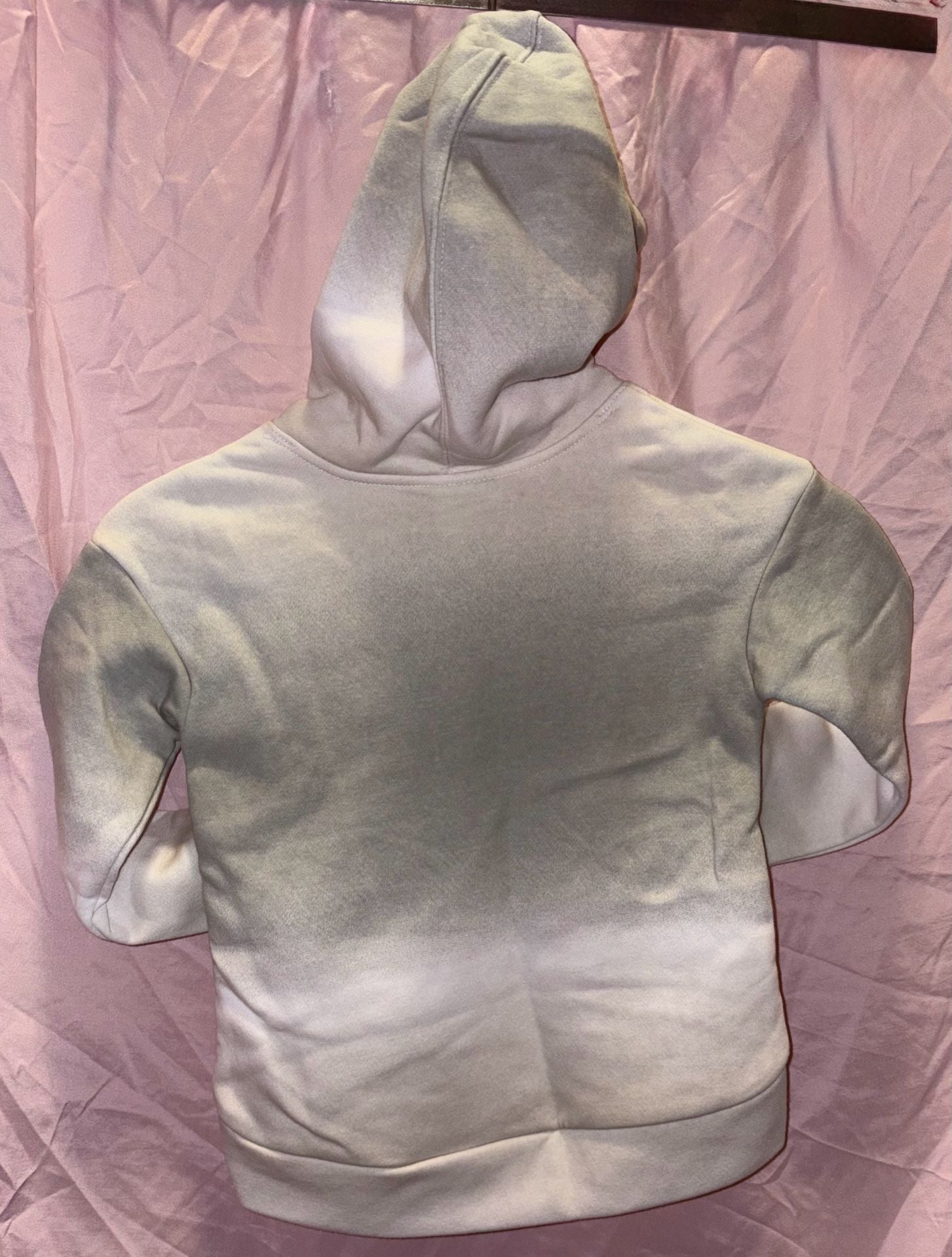 Nike Kids Ombre Pullover Hoodie Size 6 Gray Pink 3