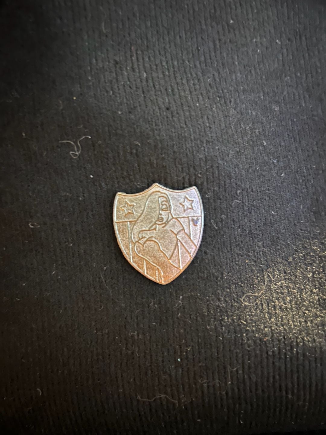 Disney Parks Hidden Mickey Jessica Rabbit Shield Chaser Pin 1