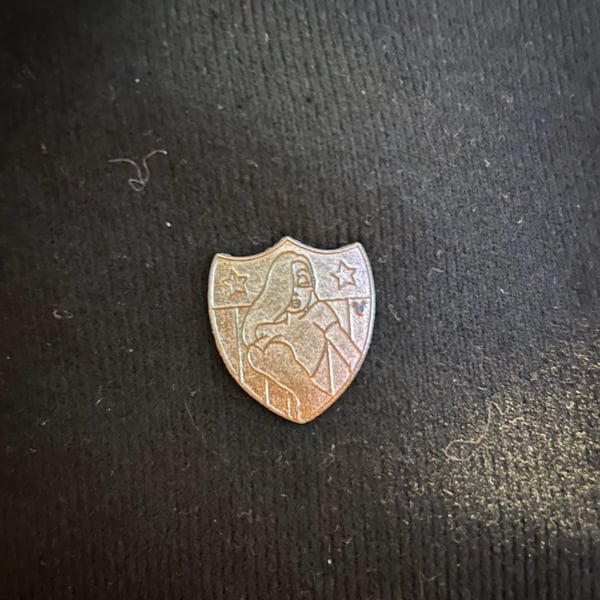 Disney Parks Hidden Mickey Jessica Rabbit Shield Chaser Pin
