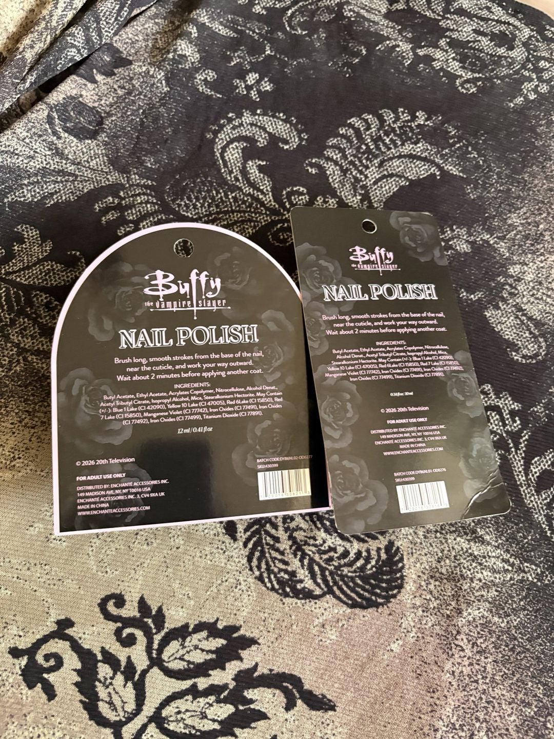 Buffy The Vampire Slayer Nail Polish Set of 2 5