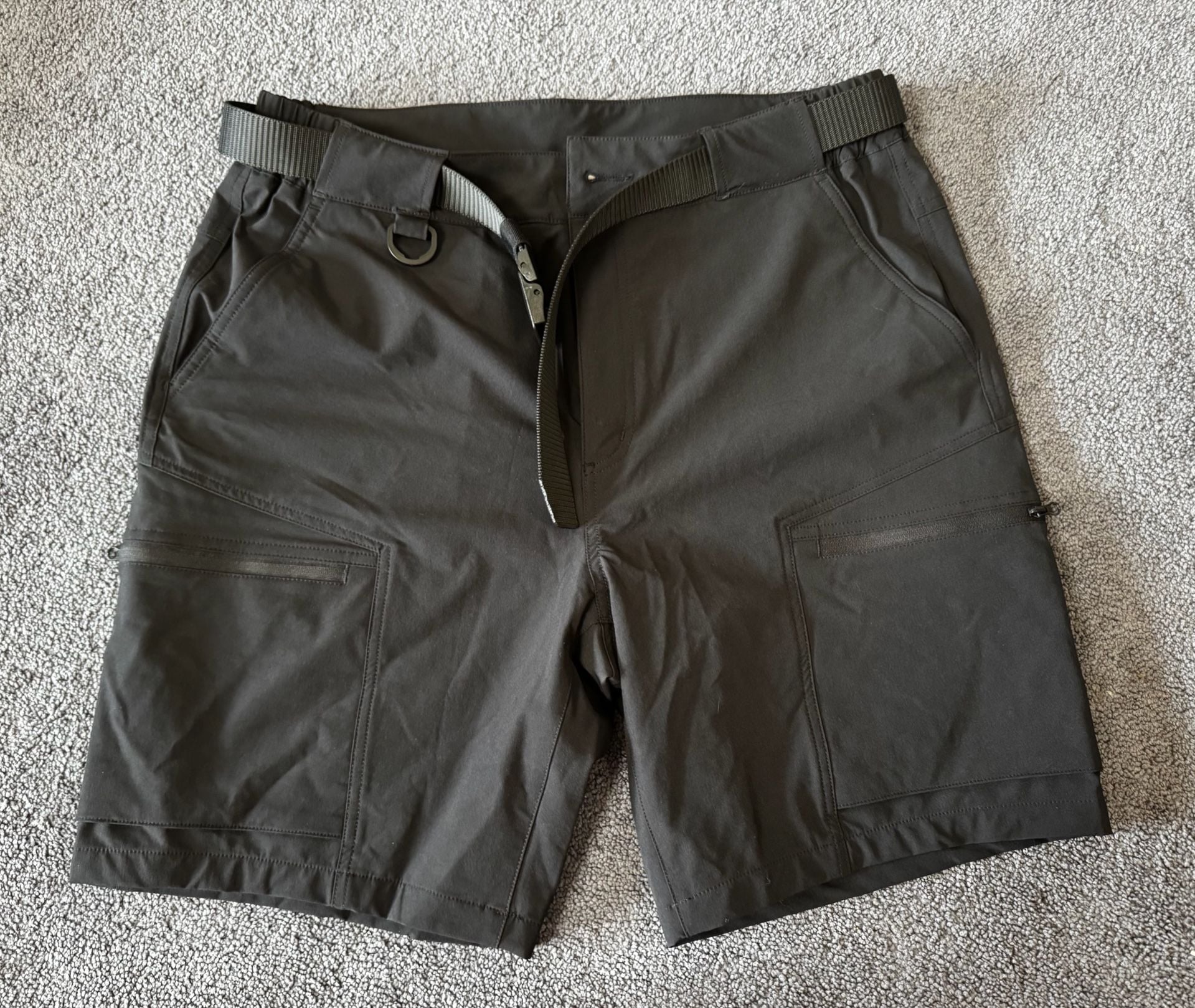 Free Soldier Cargo Hiking Shorts Size 34 Black Quick Dry 2