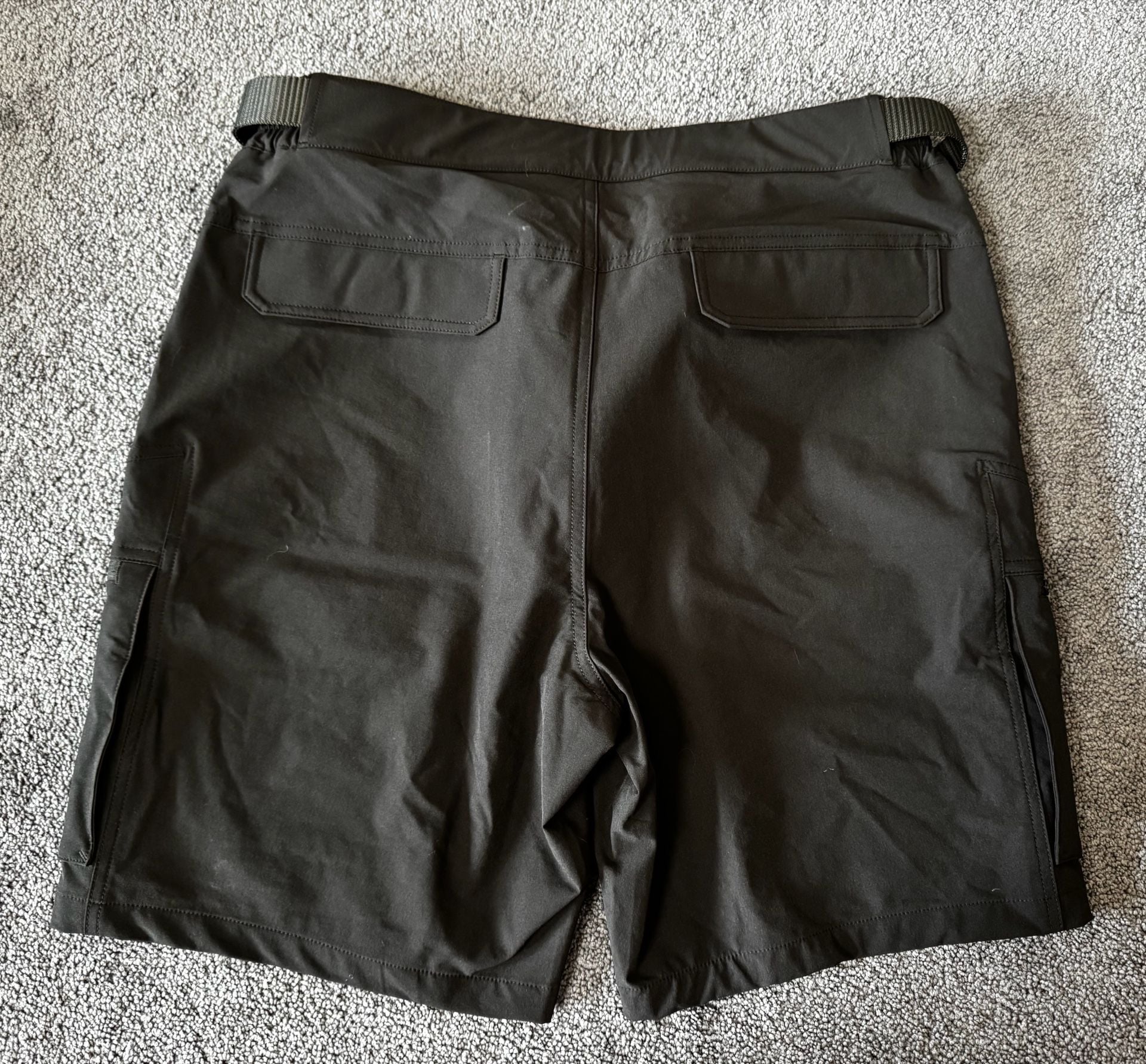 Free Soldier Cargo Hiking Shorts Size 34 Black Quick Dry 4