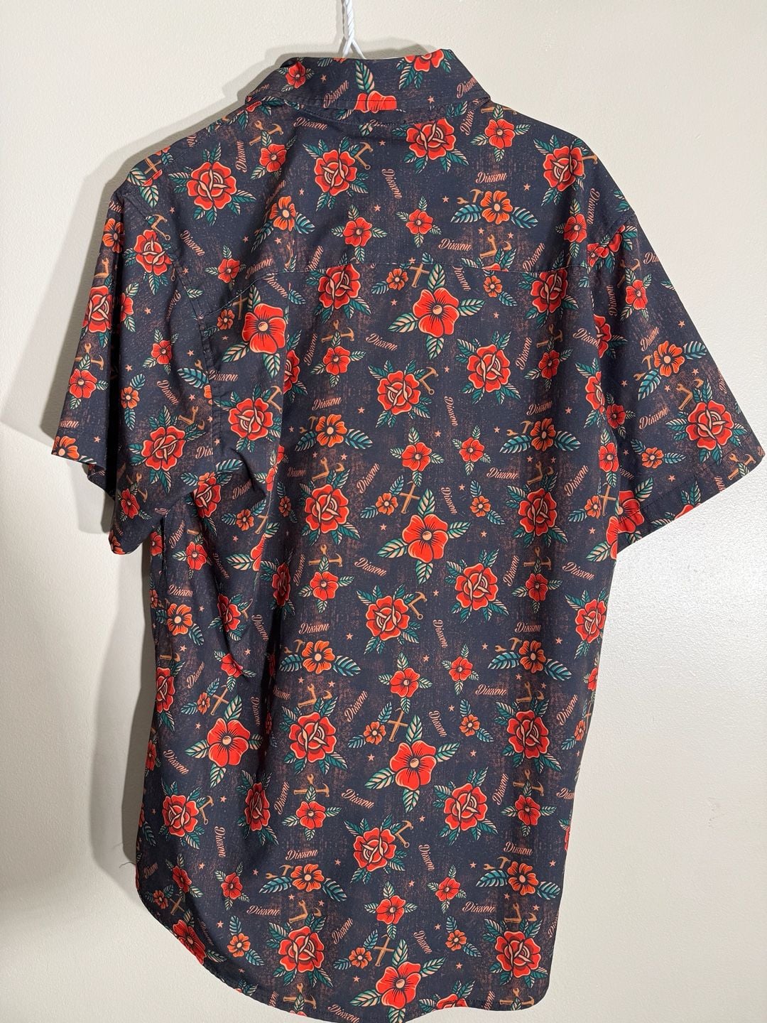 Dixxon Stay Gold Short Sleeve Shirt Size M Black 4