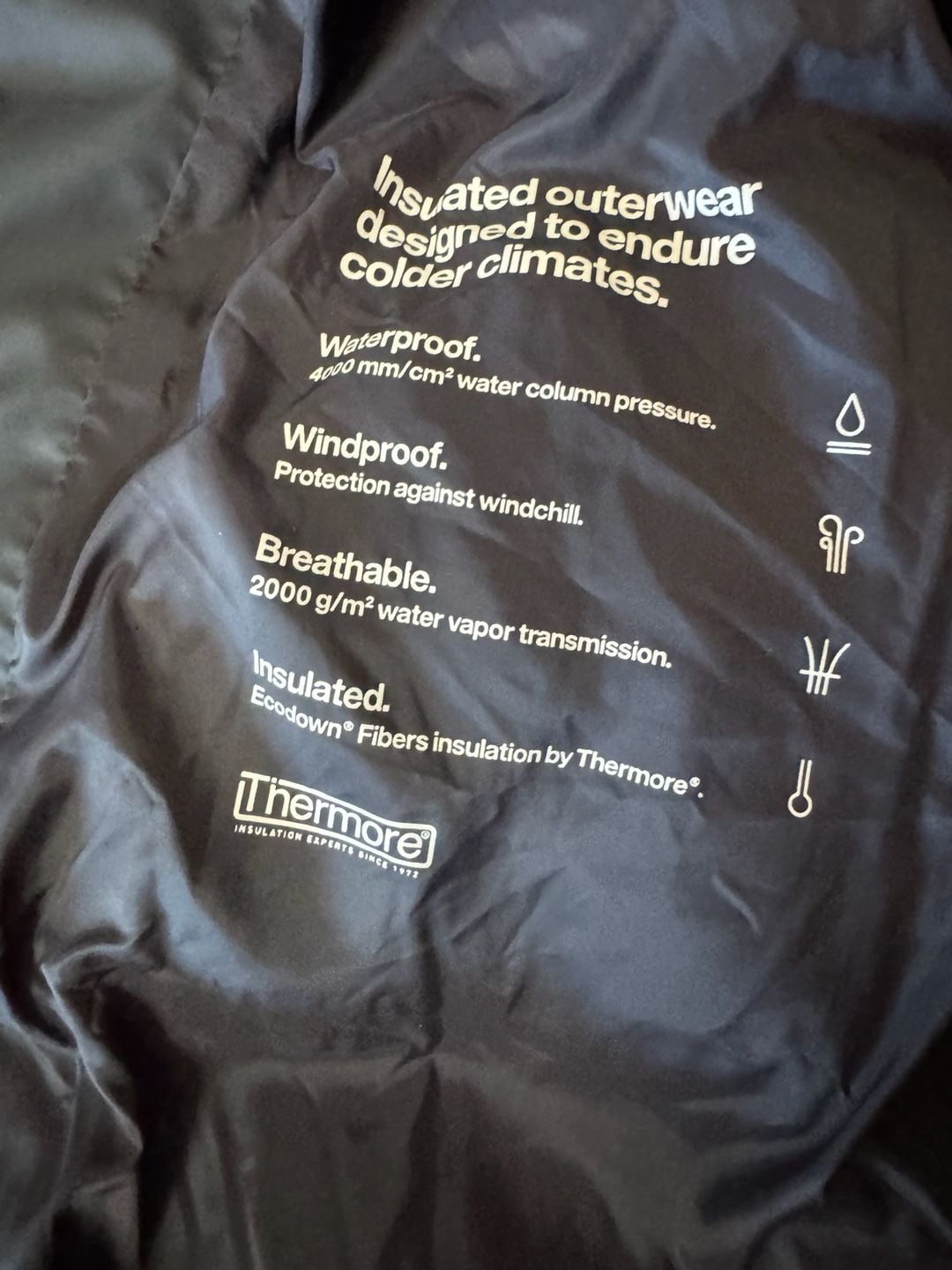 Rains Puffer Vest Size M Black Insulated Waterproof 4