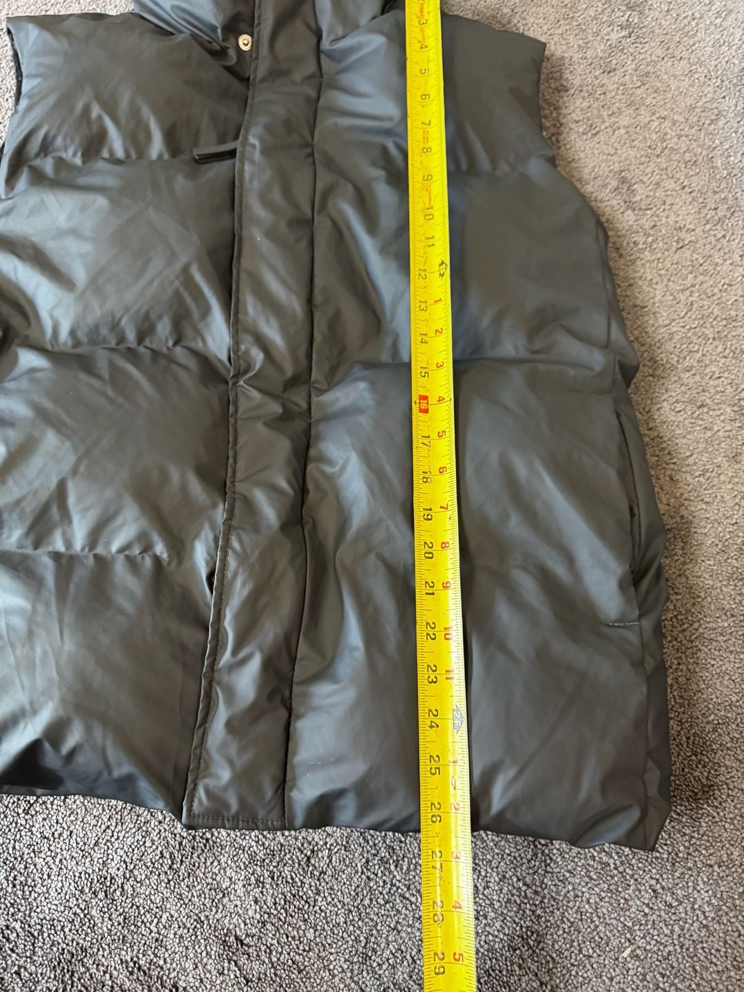 Rains Puffer Vest Size M Black Insulated Waterproof 7