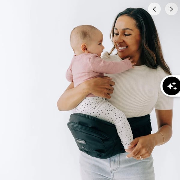 Tushbaby Baby Hip Seat Carrier Black