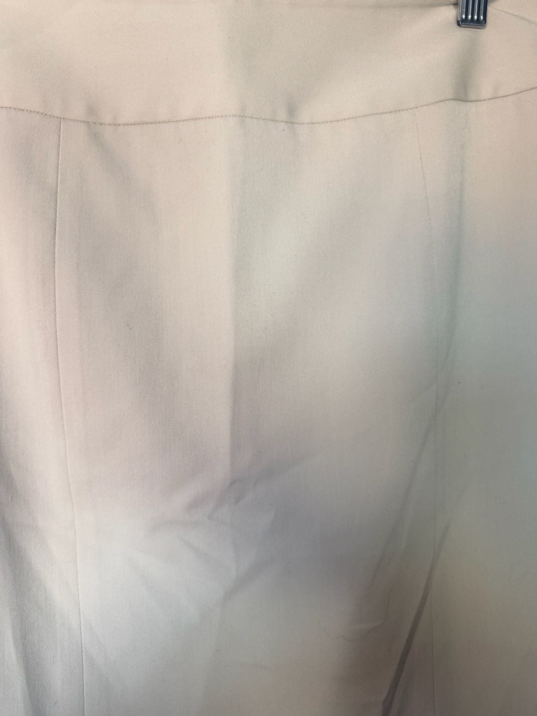 Anne Klein Pencil Skirt Size 6 Beige Stretch Career Workwear_164 3