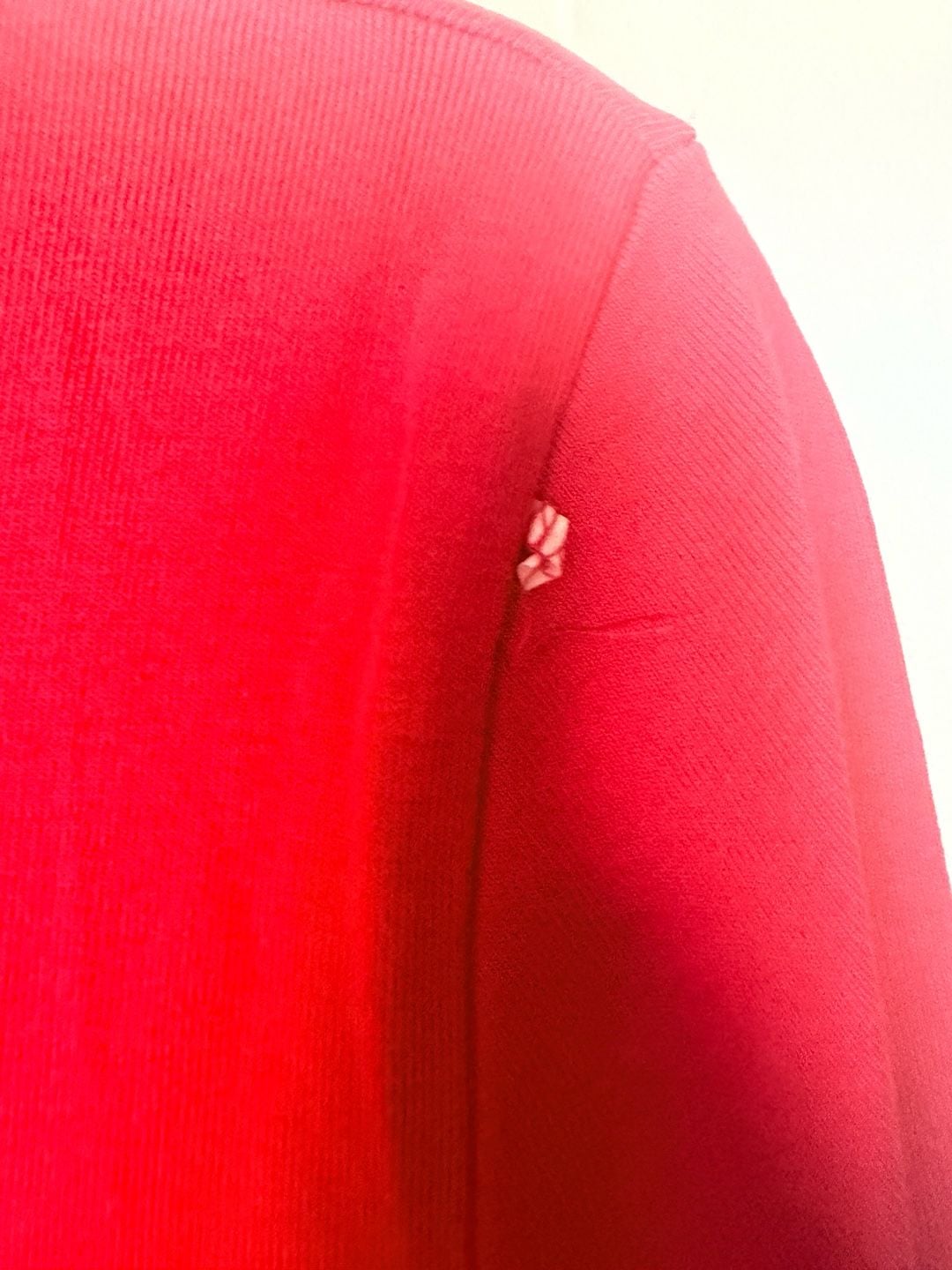 Lauren Ralph Lauren Long Sleeve Ribbed Tee Size M Red Cotton_169 8