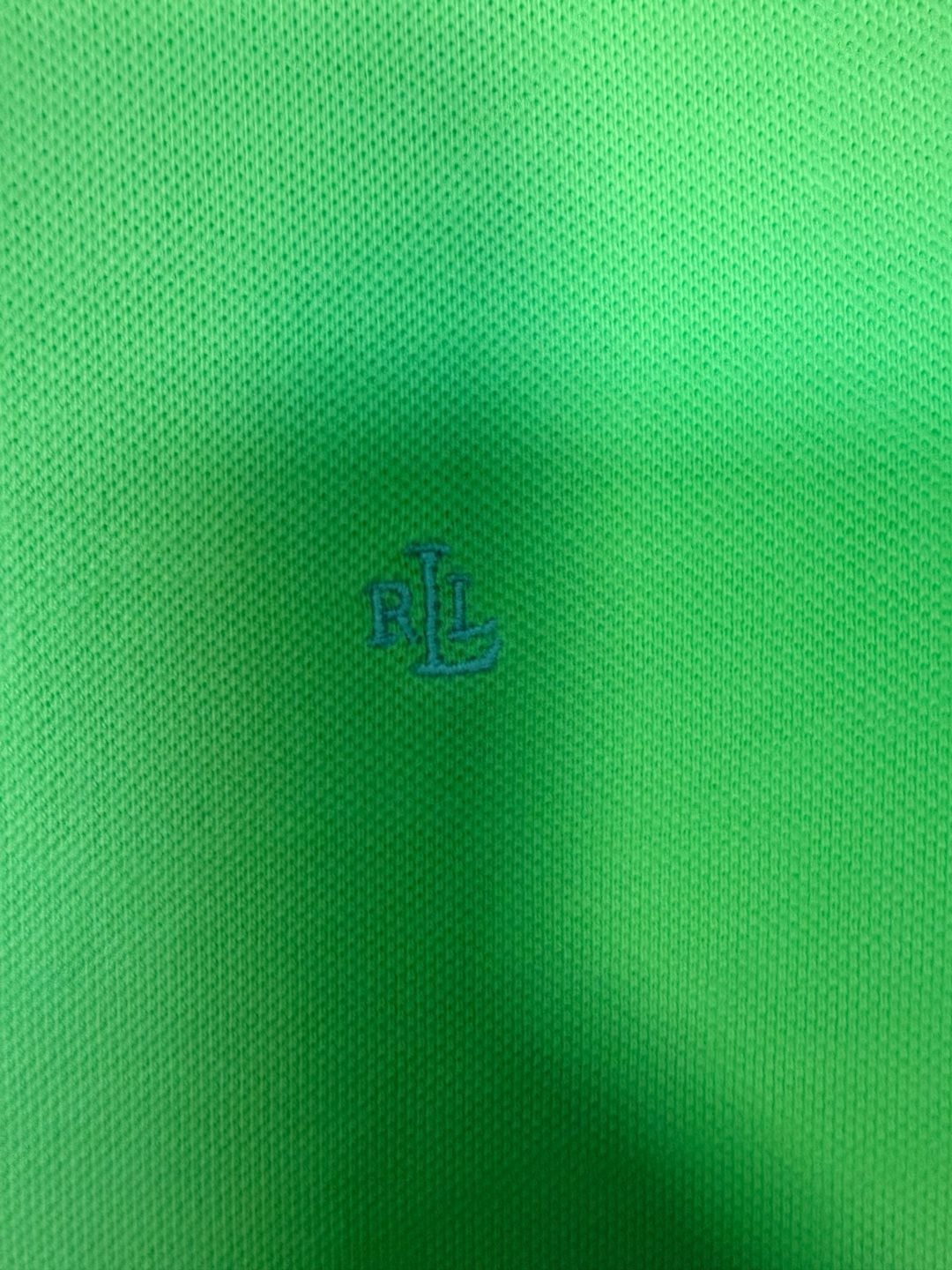 Lauren Ralph Lauren Polo Shirt Size S Lime Green Cotton Short Sleeve_172 3