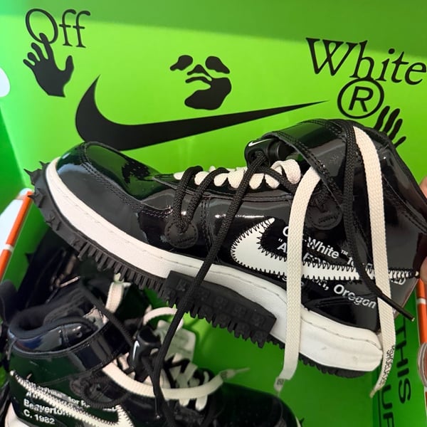Nike Off-White Air Force 1 Mid SP Lthr Size 6 Sheed