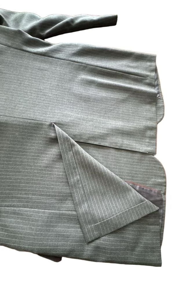 Vintage Hart Schaffner Marx Raleighs Dark Gray Pinstripe Blazer 40/42 9