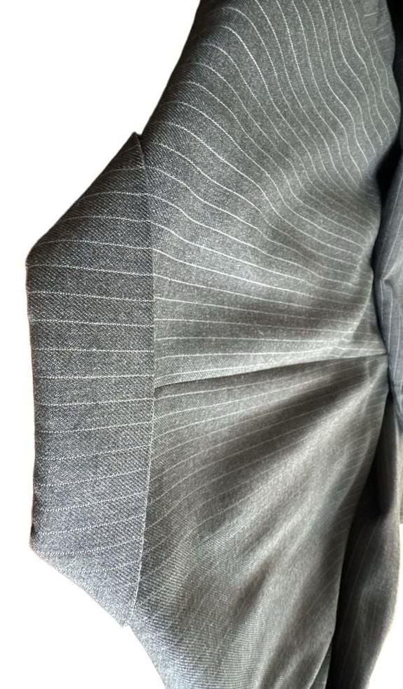 Vintage Hart Schaffner Marx Raleighs Dark Gray Pinstripe Blazer 40/42 13