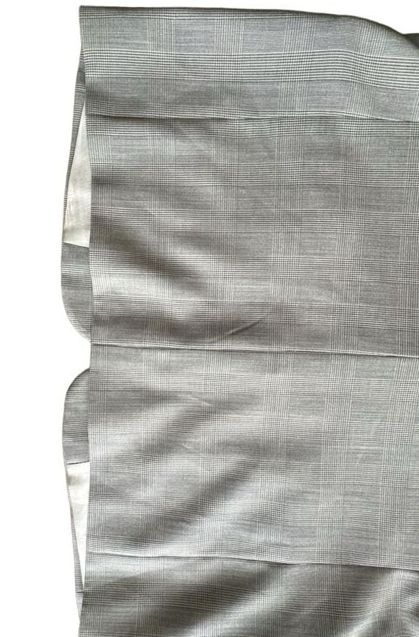 Vintage Allyn Saint George Mens Gray Glen Plaid Sport Coat Blazer L XL 8