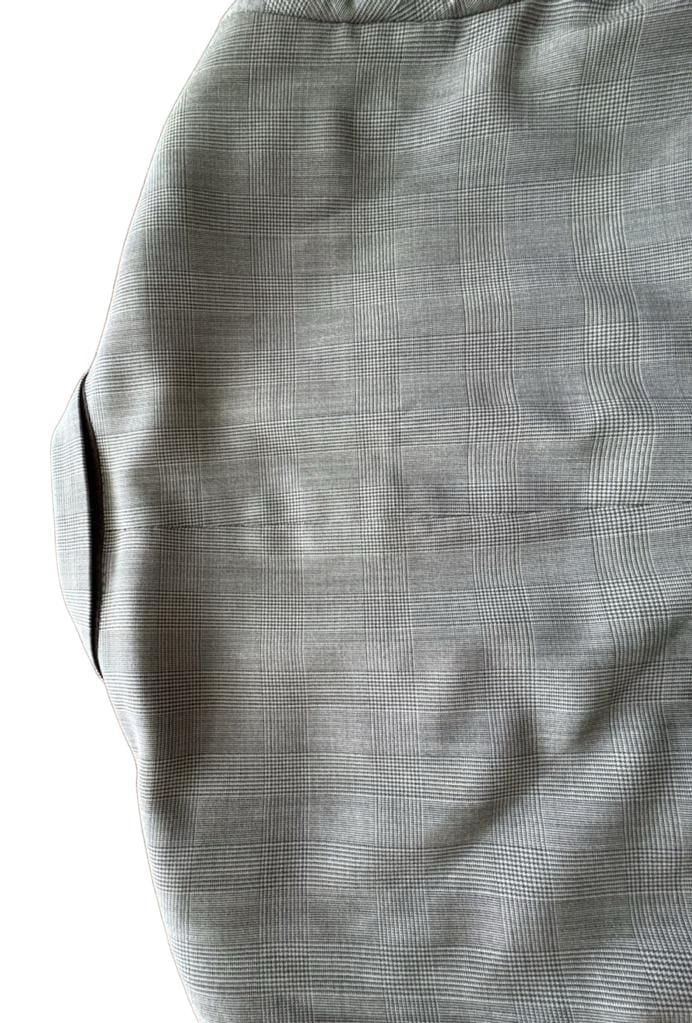 Vintage Allyn Saint George Mens Gray Glen Plaid Sport Coat Blazer L XL 7