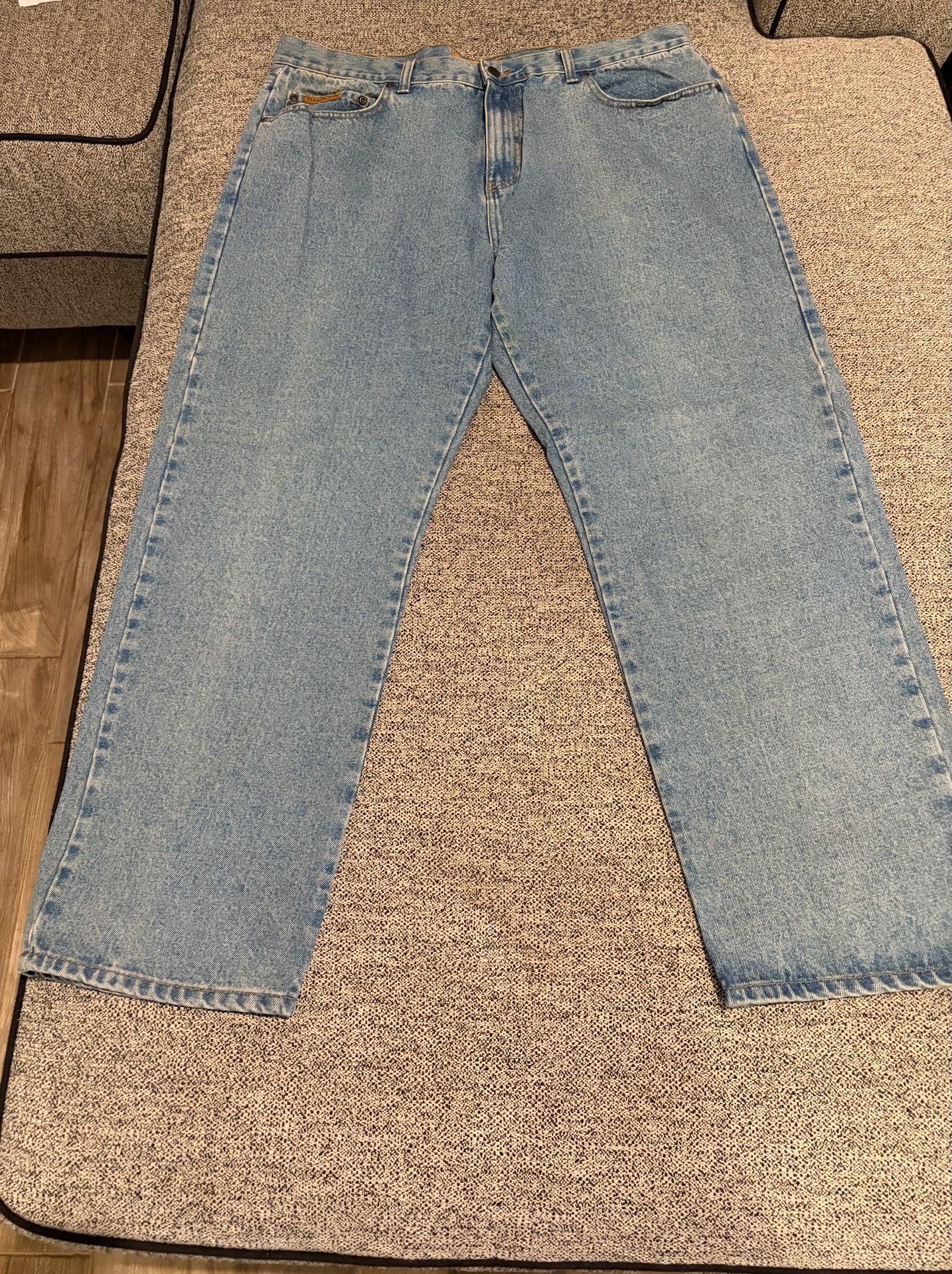 079-Clearwater Outfitters Jeans Size 40x32 Light Wash Cotton Denim 2